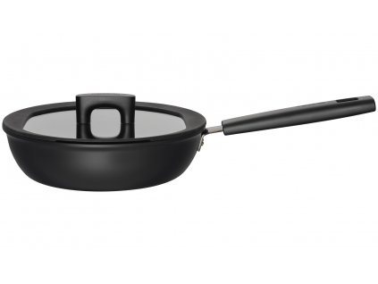 FISKARS 1052230 Panvica s pokrievkou Hard Face, 24 cm, 2,2l