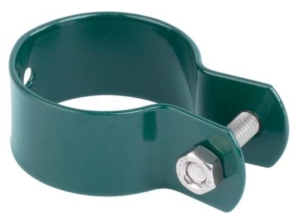 Objímka Strend Pro METALTEC FA005, 38 mm, zelená, na okrúhly stĺpik, RAL6005