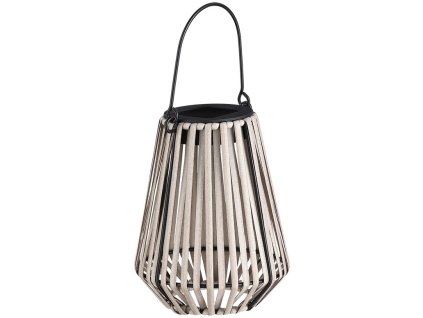 Lampa Strend Pro Garden, solárna, LED, závesná, ratan, 12x12x24 cm