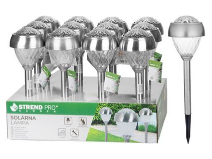 Lampa Strend Pro Garden Aurora, solárna, 9x38 cm, Sellbox 12 ks