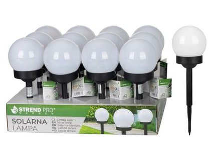 Lampa Strend Pro Garden Rainbow, solárna, farebná, LED, 10x34 cm, Sellbox 12 ks