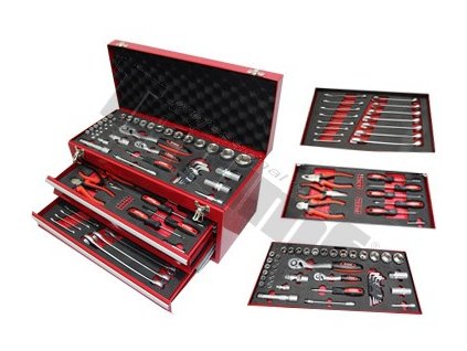 Triumf Kufor s náradím, gola ¼" a ½", náradie v moduloch, 92dielny 3680