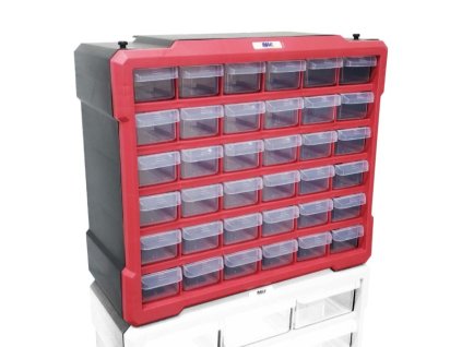 Skrinka plastová 36 zásuviek 120296