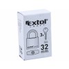 5109 1 zamok visaci liatinovy 3 kluce 32mm extol craft
