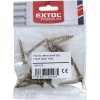 12762 2 vrut do dreva zh torx zinok zlty 10ks 5x60 extol premium