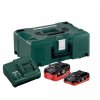 METABO set akumulátorov LiHD, kufor a rýchlonabíjačka 685079000