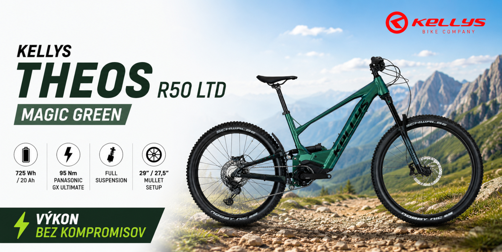 Kellys Theos R50 LTD P Magic Green