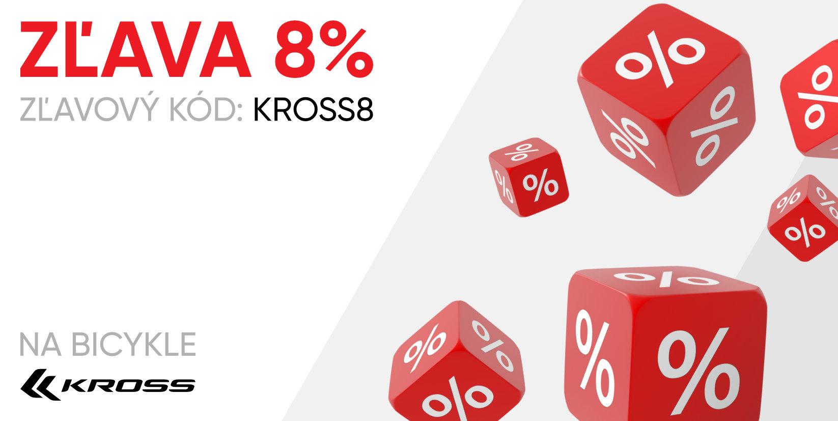 Kross - zľava 8% - zľavový kód: bicykle8
