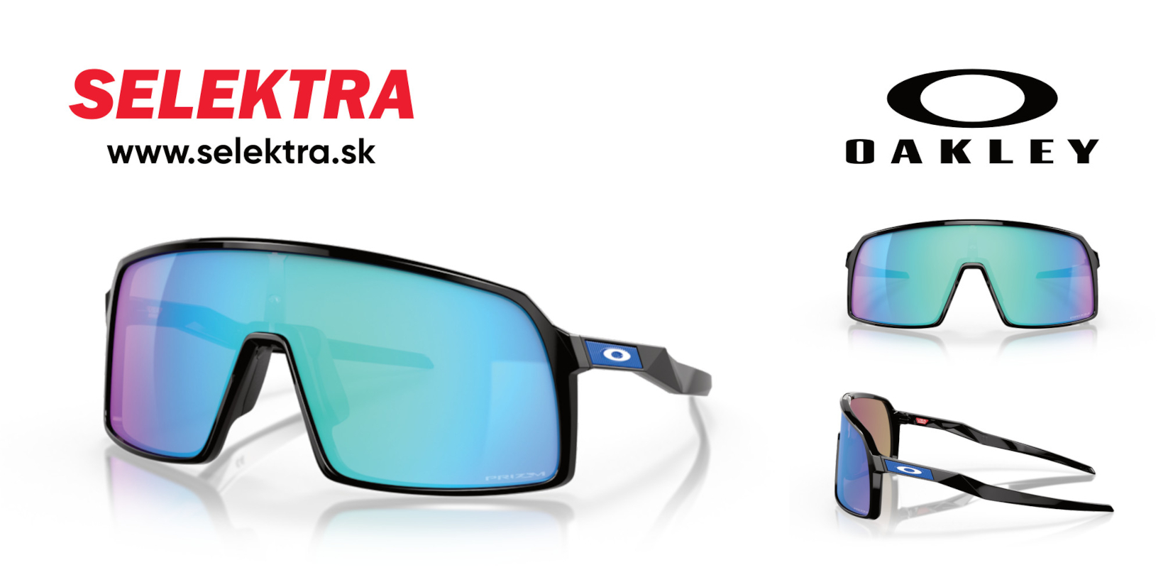 OAKLEY Sutro OO9406-90 Polished Black  PRIZM Sapphire