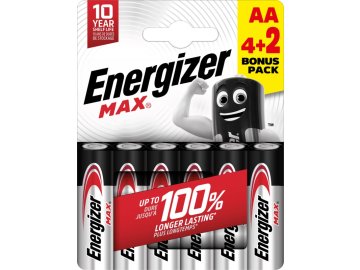 ENERGIZER MAX AA 6KS