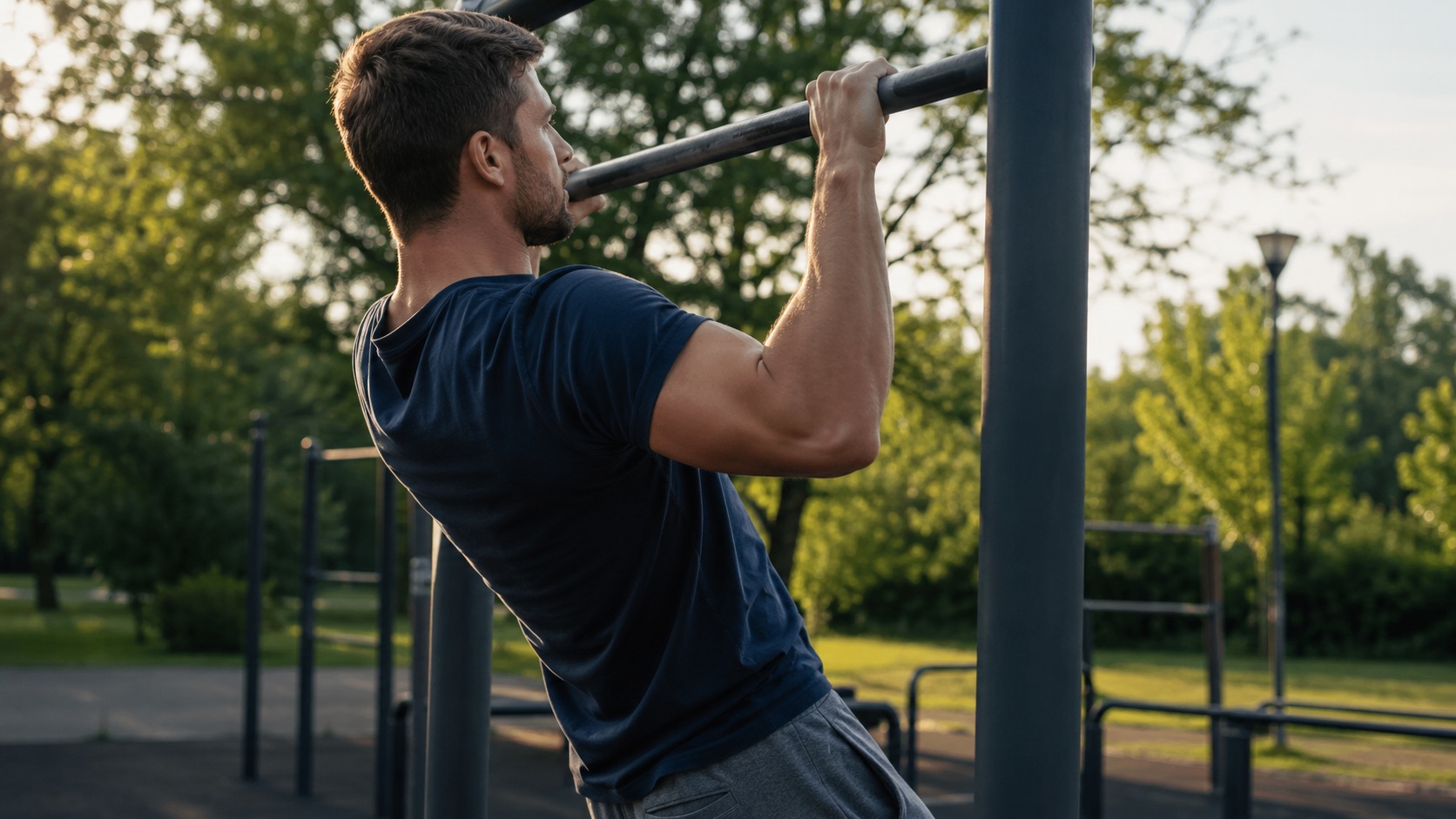 Tréning na workoutovom ihrisku — SHRED je pre tých, čo na sebe pracujú