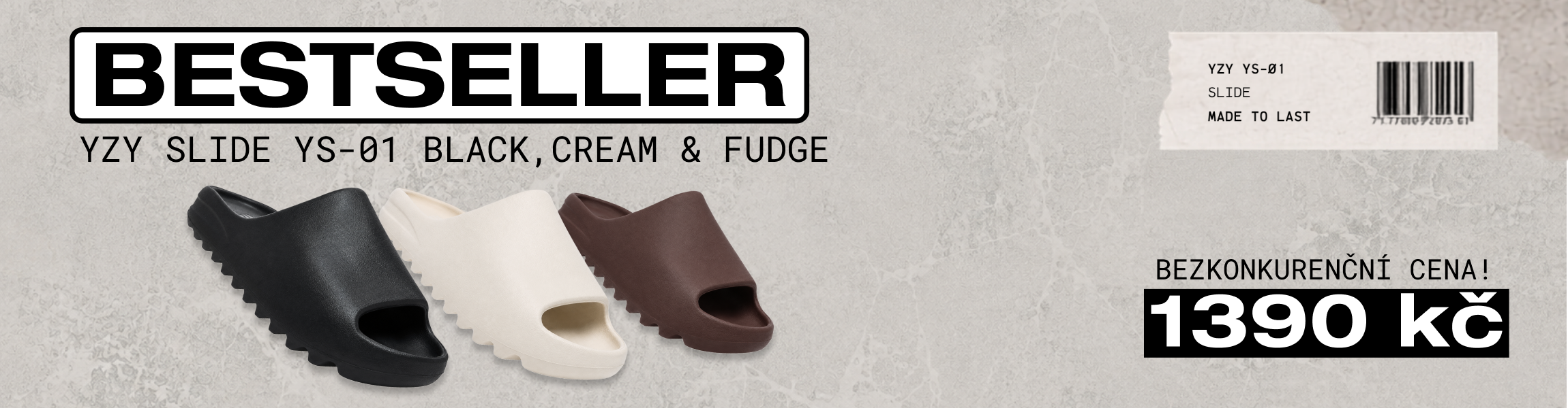 Bestseller: YZY YS-01 Slides