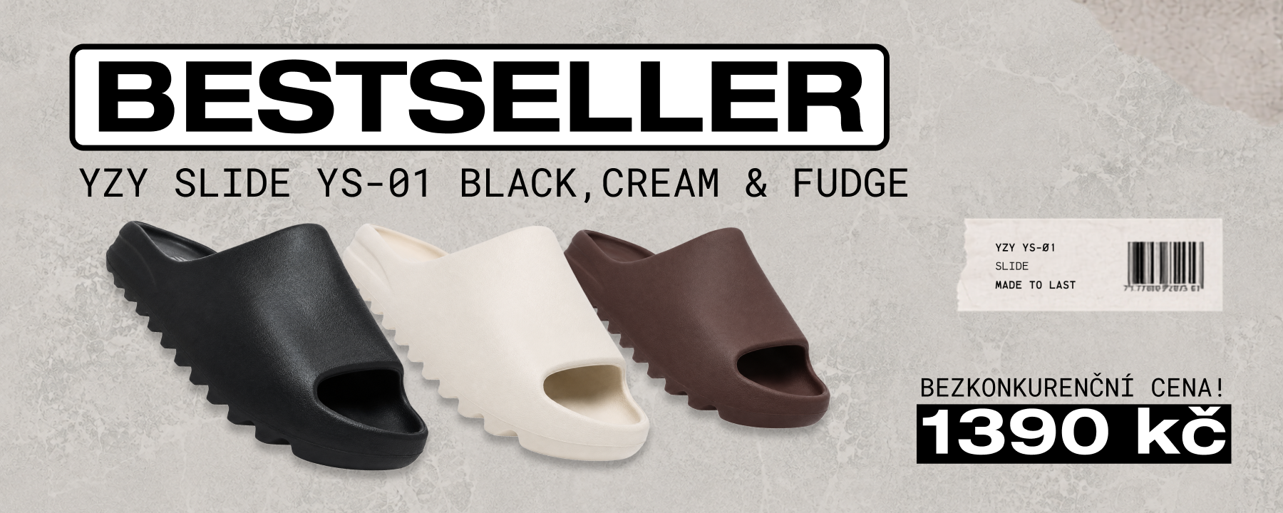 Bestseller: YZY YS-01 Slides