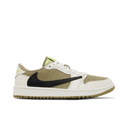 Travis Scott x Air Jordan 1 Low Golf 'Neutral Olive'