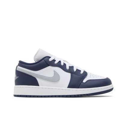 Air Jordan 1 Low GS 'Midnight Navy Wolf Grey'
