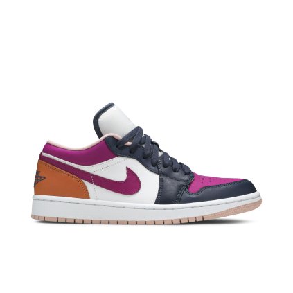 Wmns Air Jordan 1 Low SE 'Mismatched - Purple Magenta'