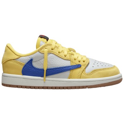 Travis Scott x Air Jordan 1 Retro Low OG SP PS 'Canary'