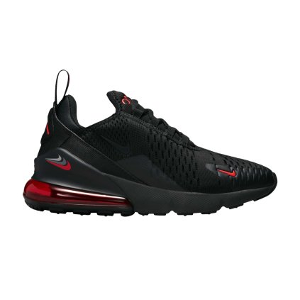 Nike Air Max 270 GS 'Multi-Swoosh - Black Habanero Red'