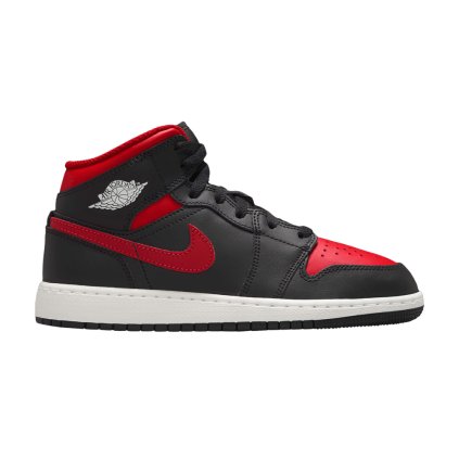 Air Jordan 1 Mid GS 'Bred Twist'