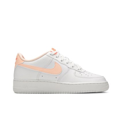 Nike Air Force 1 GS 'White Hyper Crimson'