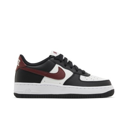 Nike Air Force 1 GS 'Black Dark Team Red'