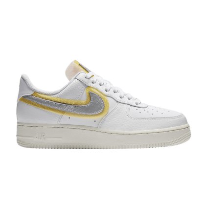 Nike Wmns Air Force 1 '07 LX 'White Metallic Silver Gold'
