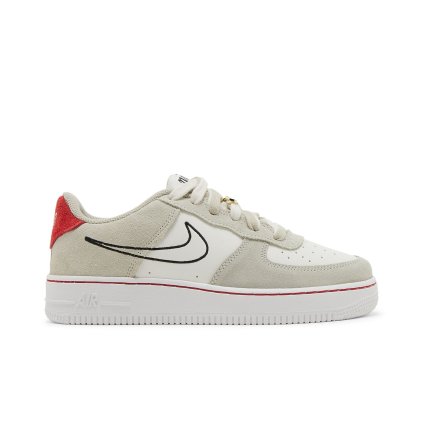 Nike Air Force 1 LV8 S50 GS 'Light Stone University Red'