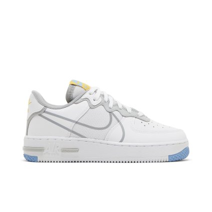 Nike Air Force 1 React SU GS 'White Light Smoke Grey'