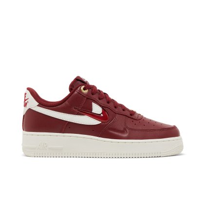 Nike Wmns Air Force 1 '07 Premium 'History of Logos - Team Red'