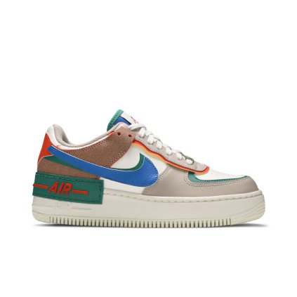 Nike Wmns Air Force 1 Shadow 'Sail Signal Blue Green'
