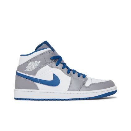 Air Jordan 1 Mid 'Cement True Blue'