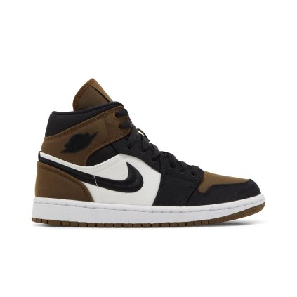 Wmns Air Jordan 1 Mid SE 'Olive Toe'
