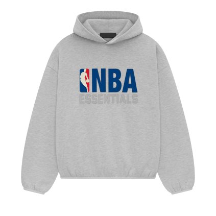 Fear of God Essentials x NBA Hoodie 'Light Heather'