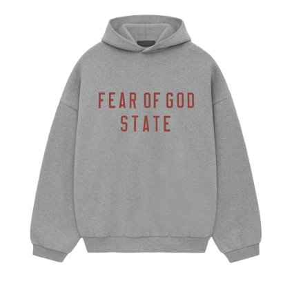 Fear of God Essentials Fleece Hoodie 'Dark Heather'