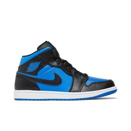 Air Jordan 1 Mid 'Black Royal Blue'
