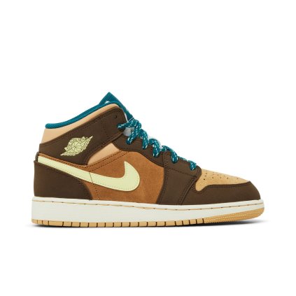 Air Jordan 1 Mid SE GS 'Cacao Wow'