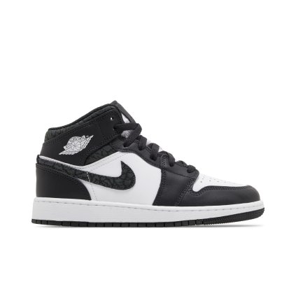 Air Jordan 1 Mid SE GS 'Panda Elephant'