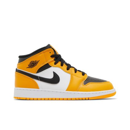 Air Jordan 1 Mid GS 'Reverse Yellow Toe'