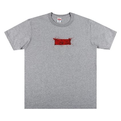 Supreme Ralph Steadman Box Logo Tee 'Heather Grey'