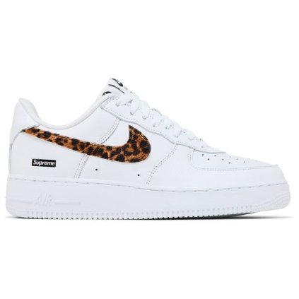 Supreme x GOODENOUGH x Air Force 1 Low 'White Cheetah Print'