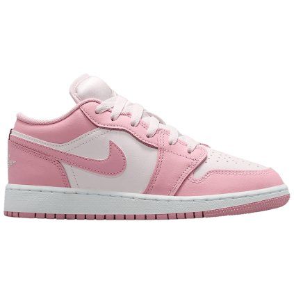 Air Jordan 1 Low GS 'Medium Soft Pink/White/Pearl Pink'