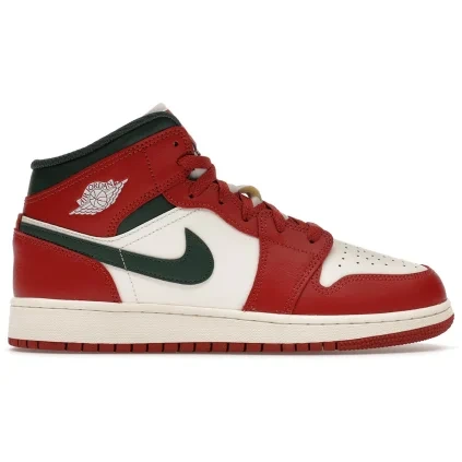 Air Jordan 1 Mid Redstone Midnight Green GS Product