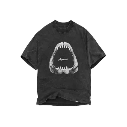 Represent Shark Jaws T shirt Vintage Grey