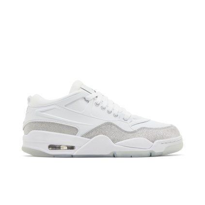 Wmns Air Jordan 4 RM 'White Silver Glitter'