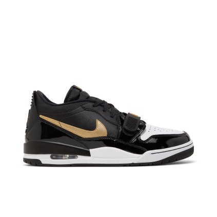 Jordan Legacy 312 Low 'Black Metallic Gold'