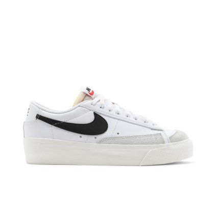 Nike Wmns Blazer Low Platform 'White Black'