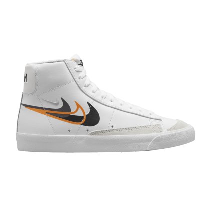 Blazer Mid '77 'Multi-Swoosh - Bright Mandarin'