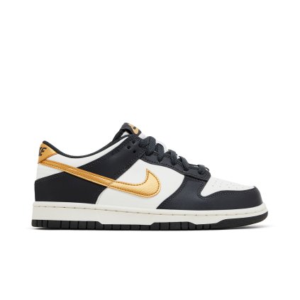 Nike Dunk Low GS 'Anthracite Metallic Gold'