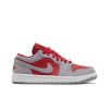 Wmns Air Jordan 1 Low SE 'Split - Gym Red Cement Grey'