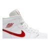 Wmns Air Jordan 1 Mid 'White University Red'